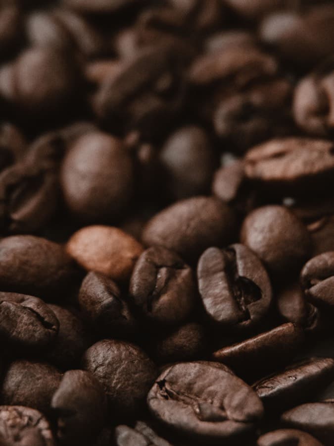 Warm coffee cup and beans for BrewMatch iPhone app