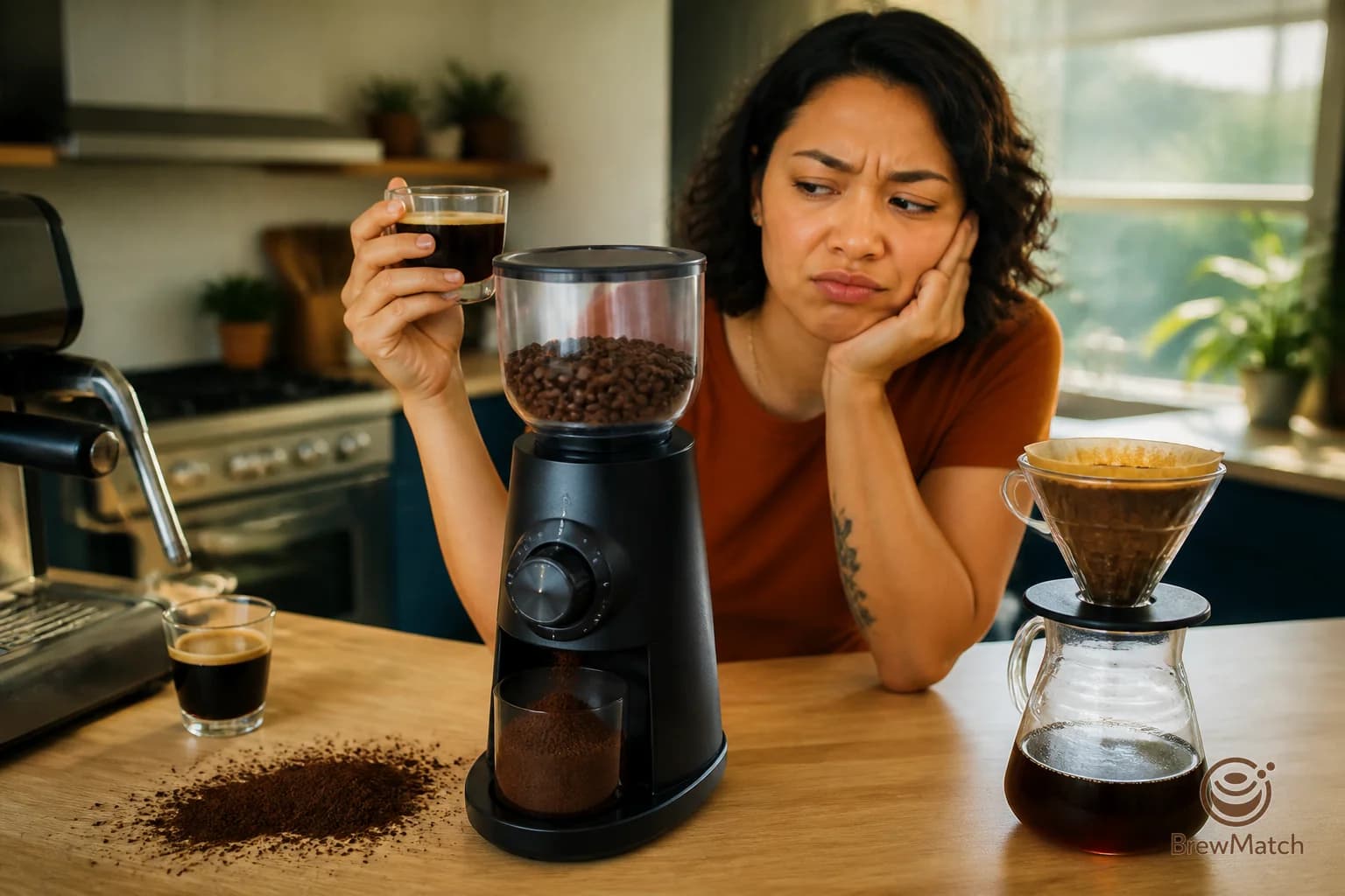 One Grinder for Espresso and Drip Can Keep Coffee Bitter